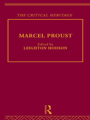cover image of Marcel Proust